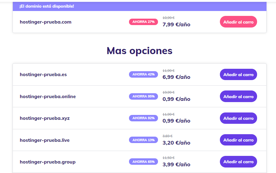 Como comprar el dominio de una pagina web